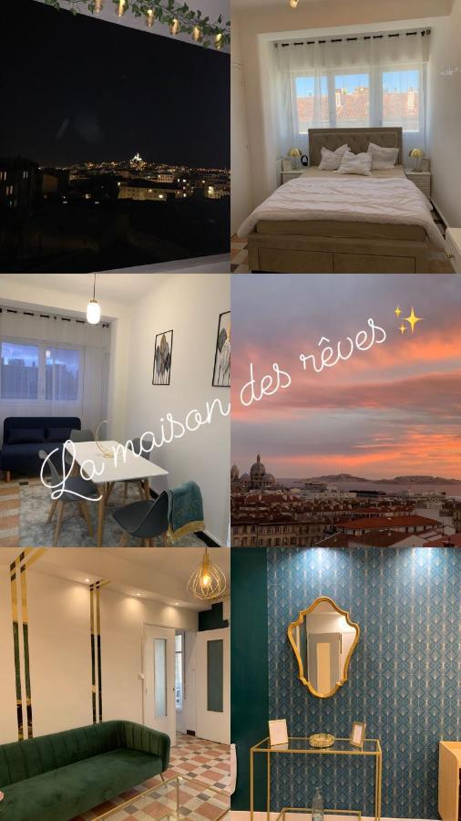 Sublime 2 Pieces Vue Incroyable Mer Et Tout Les Monuments De Marseille Marselha Exterior foto